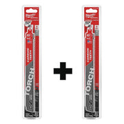 Reciprocating Saw Blade Set,Thick Metal, 9 in, Teeth per Inch 7