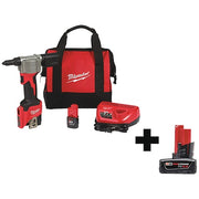 M12 Rivet Tool Kit + M12 XC6.0 Battery