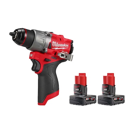 M12 FUEL 1/2" Drill/Driver + Battery 2PK