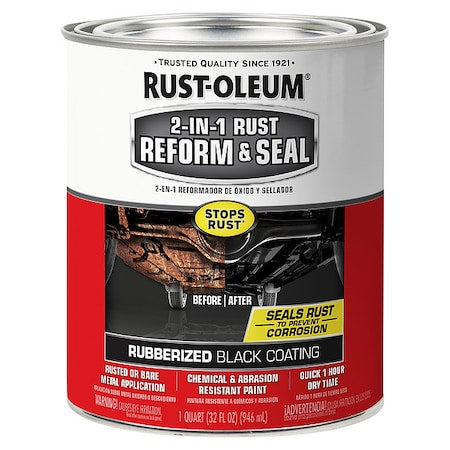 Rubberized Coating,Black,1 qt