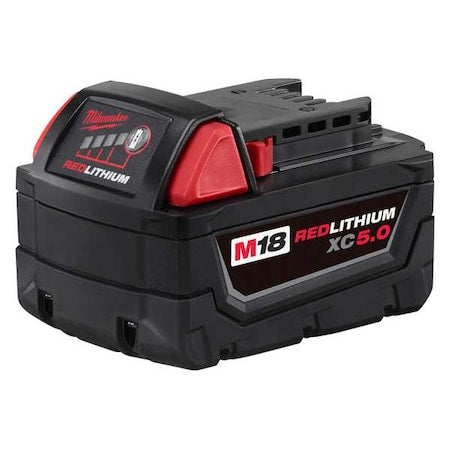 M18 REDLITHIUM XC5.0 Battery, 5.0Ah, Extended Capacity, 18V, Li-Ion, Batteries (10-Pack)