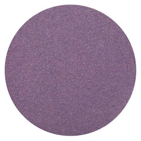 Film Disc, 120 Grit, 6in.Diameter, N/Holes, PK50