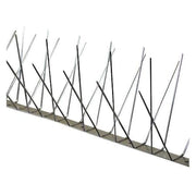 Bird Repellent Spikes, Dura-Spike, 51 ft., Color: Silver