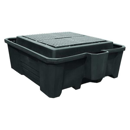 Spill Pallet, Not Applicable Drums, 3,000 lb Load Capacity, Polyethylene