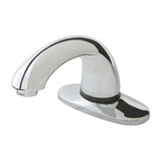 Sensor 4" Mount, 3 Hole Bathroom Faucet, Polished chrome