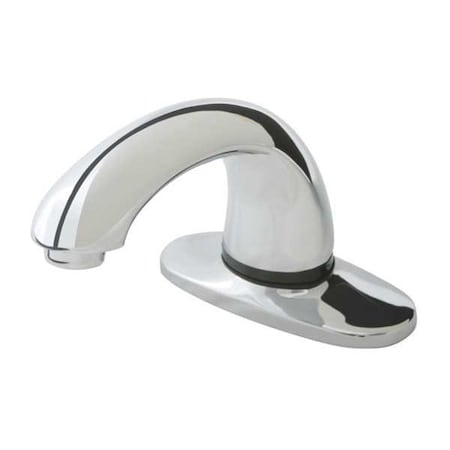 Sensor 4" Mount, 3 Hole Bathroom Faucet, Polished chrome