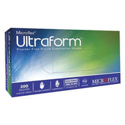 Microflex Disposable Nitrile Gloves, Exam Grade, Ergoform Technology, Powder-Free, XL, PK250