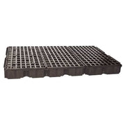 Spill Deck, 88 gal Spill Capacity, 6 Drums, 10,000 lb Load Capacity, Polyethylene