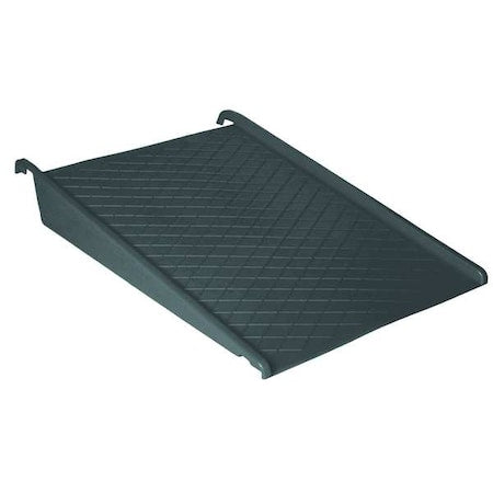 Spill Containment Ramp,w/o Drain,PE,Blk
