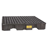Spill Pallet, 66 gal Spill Capacity, 4 Drums, 8,000 lb Load Capacity, Polyethylene