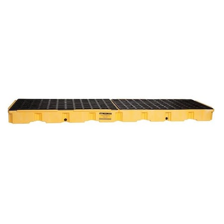 Spill Deck, 60 gal Spill Capacity, 4 Drums, 10,000 lb Load Capacity, Polyethylene