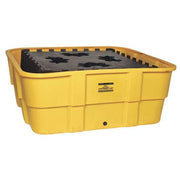 Spill Pallet, 400 gal Spill Capacity, 0 Drums, 10,000 lb Load Capacity, Polyethylene