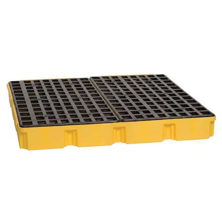 Spill Deck, 60 gal Spill Capacity, 4 Drums, 10,000 lb Load Capacity, Polyethylene