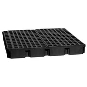 Spill Deck, 60 gal Spill Capacity, 4 Drums, 10,000 lb Load Capacity, Polyethylene