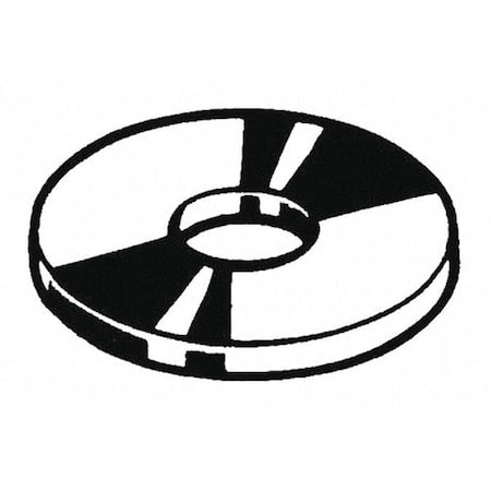 Fender Washer, For Screw Size 3/8" ,Stainless Steel Plain Finish, 50 PK