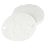 Sorbent Pad, 6 gal, 22 in Dia., Oil, White, Polypropylene