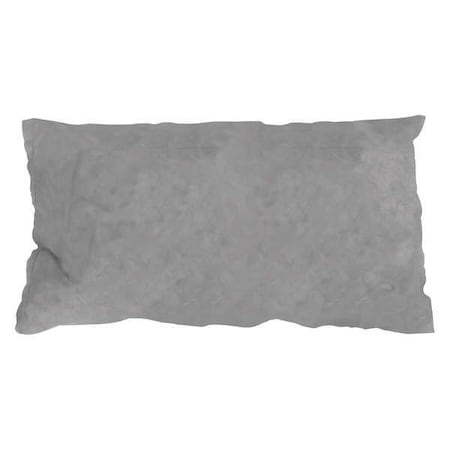 Sorbent Pillow, 36 gal, 8 1/2 in x 17 in, Universal, Gray, 20 PK