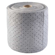 Sorbent Roll, 19 gal, 15 in x 150 ft, Universal, Gray, Polypropylene