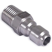 Quick-Connect Coupler, 1/4 (M) x 1/4, Max. Pressure: 6, 000 psi