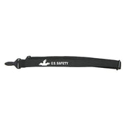 Eyewear Strap, Black, 19 in Length, Elastic, Clip Attachment