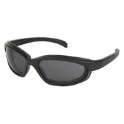 PN1, Safety Glasses, Anti-Fog & Anti-Scratch, Gray Lens, Black Frame, Full-Frame