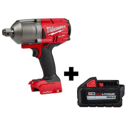 M18 FUEL ONE-KEY High Torque Impact Wrench 3/4" Friction Ring + M18 HIGH OUTPUT XC6.0 Battery Pack