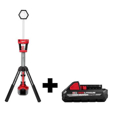Cordless Tripod Light,Battery Incl