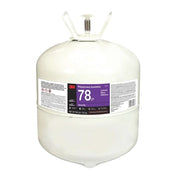 Spray Adhesive, 78ET Series, Transparent Green, 29.3 lb, Tank