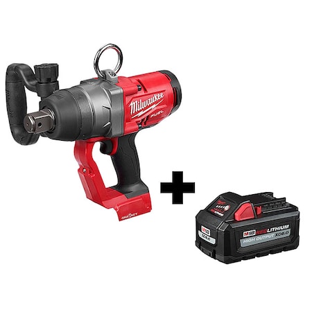 M18 FUEL 1" High Torque Impact Wrench w/ ONE-KEY + M18 HIGH OUTPUT XC6.0 Battery
