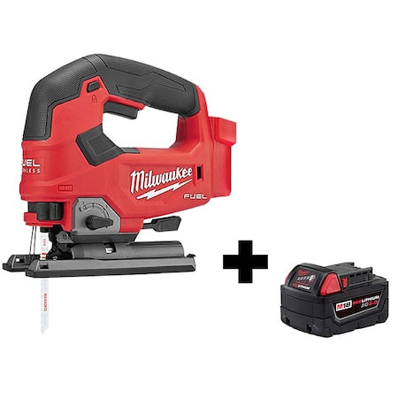 M18 FUEL D-Handle Jig Saw + M18 XC5.0 Battery