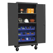Super Duty Bin Cabinet, 36 in W, 80 in H, 24" D, 12 Bins