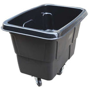 Cube Truck,7/16 cu. yd.,400lb. Cap,Black
