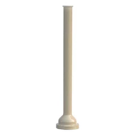 Metal Tube,26"H x 6"W,Tan