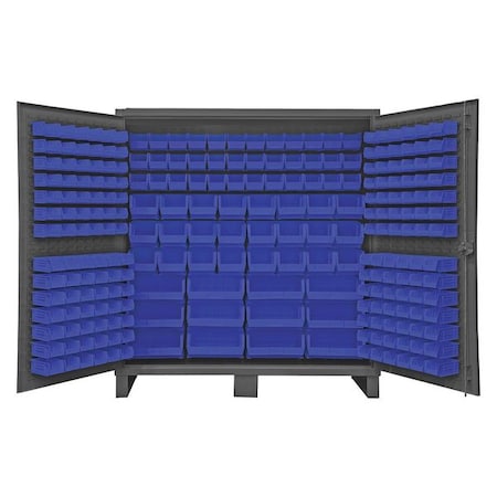 Super Duty Bin Cabinet, 72 in W, 78 in H, 24" D, 240 Bins