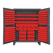 Super Duty Bin Cabinet, 60 in W, 78 in H, 24" D, 198 Bins