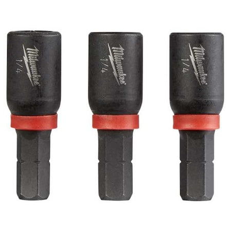 SHOCKWAVE 1/4" Insert Nutdriver (3 Pk)