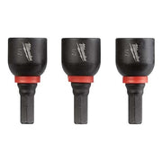 SHOCKWAVE 1/2 in Insert Nutdriver Set, PK3