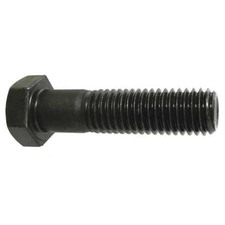 Grade 5, 1-1/8" Hex Head Cap Screw, Black Oxide Steel, 3-3/4 in L, 25 PK
