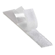 Reclosable Fastener, Acrylic Adhesive, 150 ft, 2 in W, White
