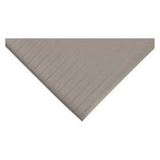 Antifatigue Mat, 60 ft. L x 4 ft. W, 3/8" Thickness, Closed Cell PVC Foam, Ribbed, Gray