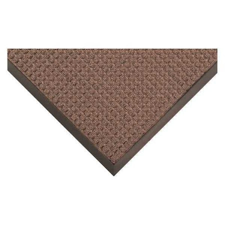 Entrance Mat, Polypropylene, 3/8 in Thick, Brown, 3 ft W x 4 ft L