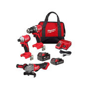 M18 FUEL 4-1/2" / 5" Braking Grinder + M18 Compact Brushless 2-Tool Combo Kit
