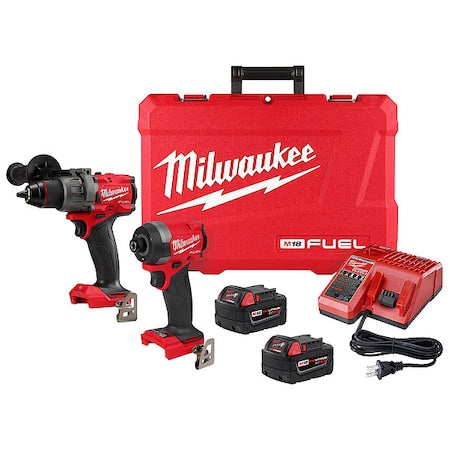 M18 FUEL 2-Tool Combo Kit + Step Drill Bit Set - 6PC