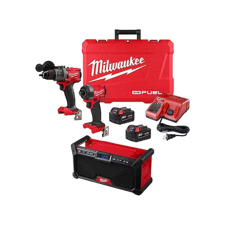 M18 FUEL 2-Tool Combo Kit + M18 Bluetooth Jobsite Radio