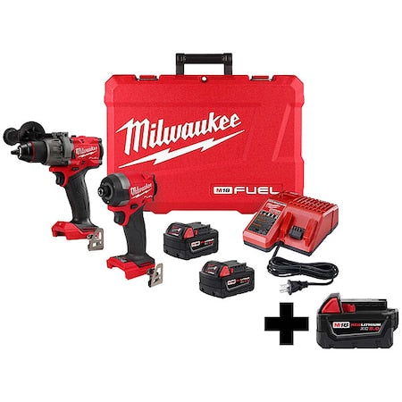 M18 FUEL 2-Tool Combo Kit + M18 XC5.0 Battery Pack