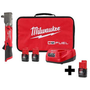 M12 1/2" Right Angle Impact Wrench Kit, Includes Battery & Charger