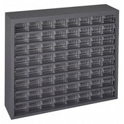 Plastic, Drawer Bin Cabinet, 6 1/2 in D x 21 1/2 in H x 25-7/8 in W