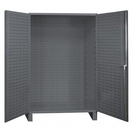 Open Storage Storage Cabinet, 78 in H, 48 in W, Gray