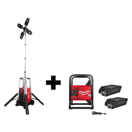 CordlessTripodLight,BatteryIncl,24 3/4"L