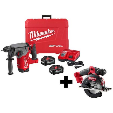 M18 FUEL 1" SDS Plus Rotary Hammer Kit + M18 FUEL Metal Cutting Circular Saw